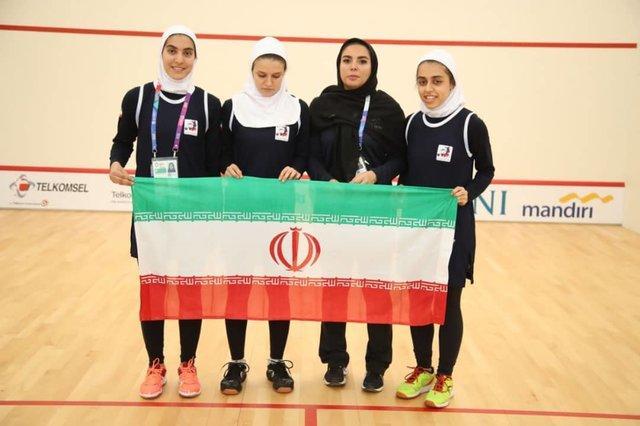 شکست تیم اسکواش دختران ایران مقابل هند، حیدری: از عملکرد شاگردانم راضی ام