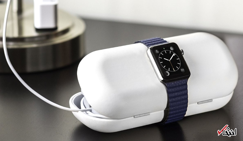 جدیدترین شارژر سفری ساعت هوشمند اپل معرفی گردید، قابلیت تنظیم در جهات مختلف ، دارای بلوتوث