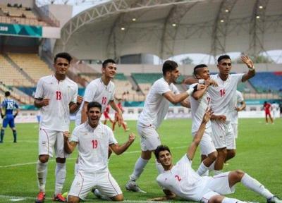 پیروزی تیم فوتبال امید ایران برابر استرالیا