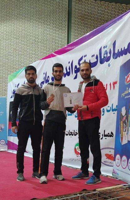 مدال برنز تکواندوکار خوزستانی در مسابقات کارگری کشور