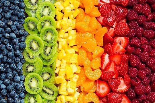 تشخیص ویتامین میوه ها از رنگ آن ها