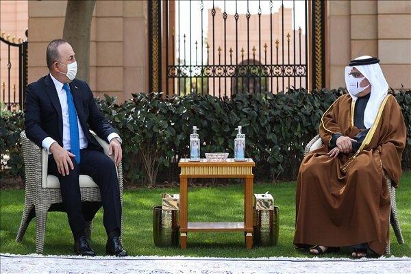 وزیر خارجه ترکیه با ولیعهد بحرین ملاقات کرد