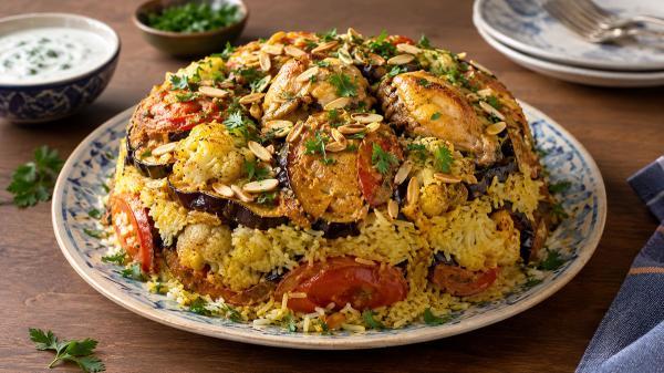 طرز تهیه مقلوبه فلسطینی به روش اصیل
